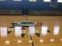 Rec Center Gym Floor