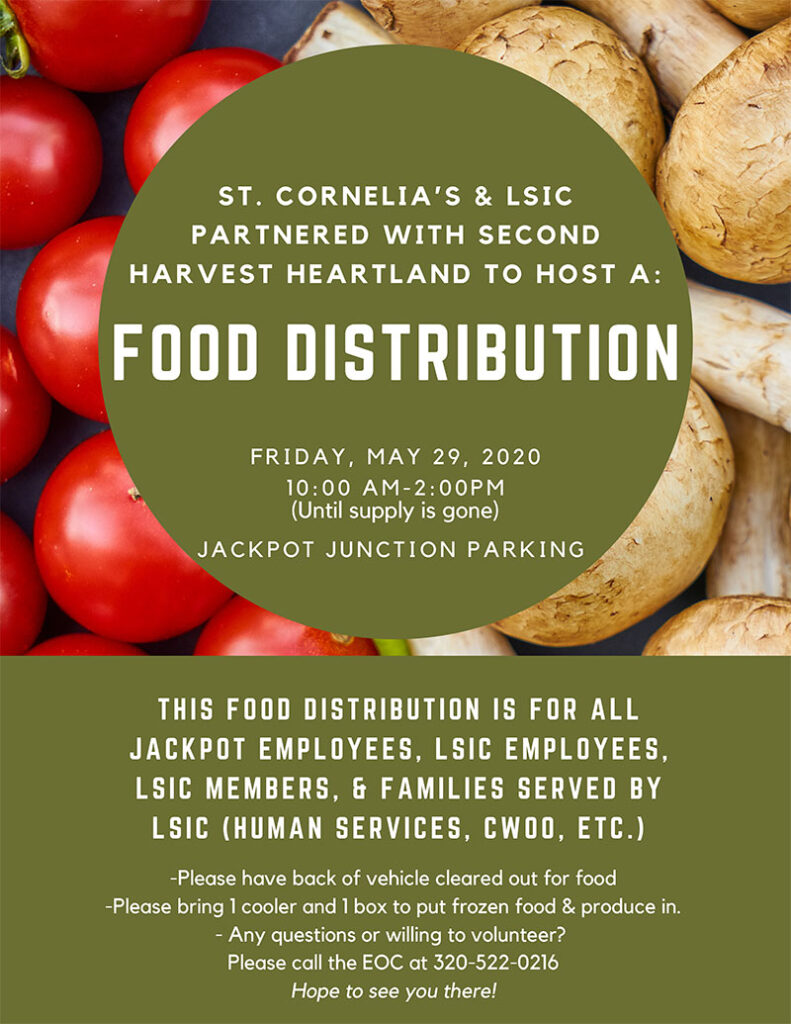 Second Harvest Food Distribution May